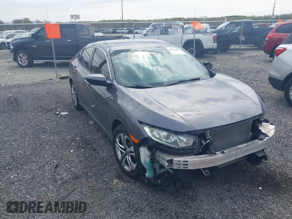 2016 Honda Civic Sedan LX with VIN 2HGFC2F51GH524197, listed as a IAAI auction lot 42012886 with 103,302 mi miles. Bid and sale history available at carsss.com. Image 1.
