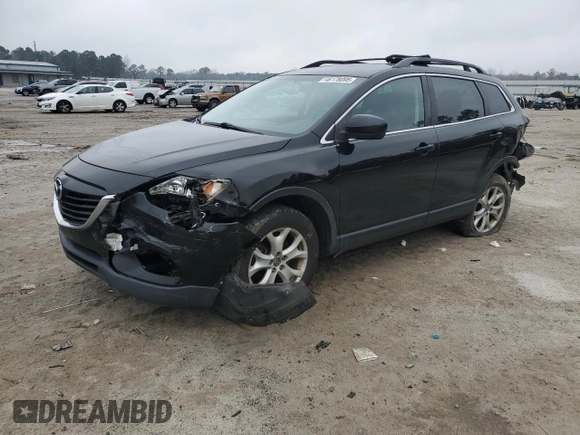 2013 Mazda CX-9 Touring with VIN JM3TB2CAXD0410132, listed as a Copart auction lot 46178095 with 261,450 mi miles and Salvage title. Bid and sale history available at DreamBid. Image 1.