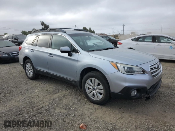 2015 Subaru Outback Premium with VIN 4S4BSACC6F3259593, listed as a Copart auction lot 54944375 with 114,260 mi miles and Salvage Title. Bid and sale history available at DreamBid. Image 4.