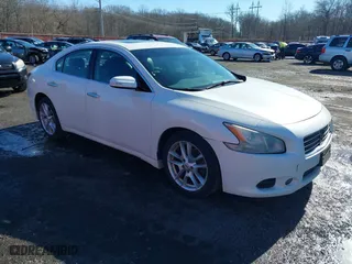 2010 Nissan Maxima 3.5 SV w/Premium Pkg with VIN 1N4AA5AP3AC806950, listed as a IAAI auction lot 41587758 with 123,470 mi miles. Bid and sale history available at carsss.com. Image 1.