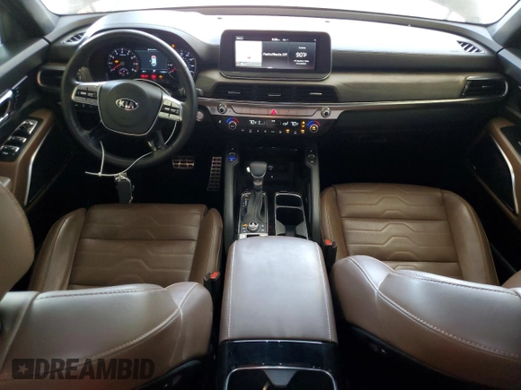 2020 Kia Telluride SX with VIN 5XYP5DHC9LG022230, listed as a Copart auction lot 51284225 with 114,659 mi miles and Salvage Title. Bid and sale history available at DreamBid. Image 8.