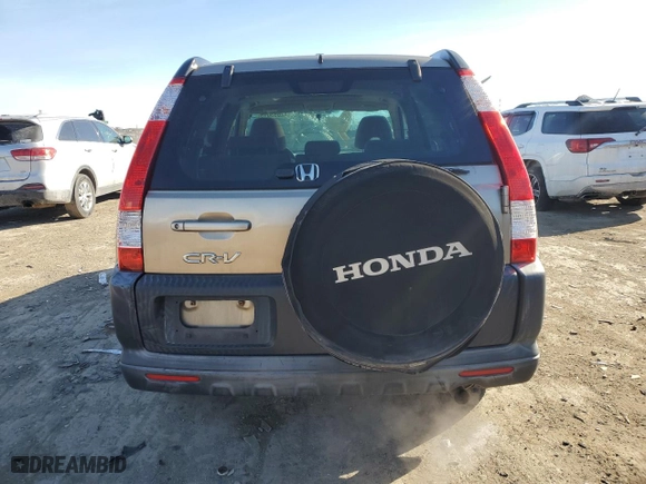 2006 Honda CR-V EX with VIN JHLRD68856C020344, listed as a Copart auction lot 42693015 with 177,192 mi miles and Salvage Title. Bid and sale history available at carsss.com. Image 6.