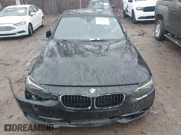 2016 BMW 3 Series 328i with VIN WBA8E9G55GNT81297, listed as a IAAI auction lot 41144563 with 98,000 mi miles. Bid and sale history available at carsss.com. Image 19.