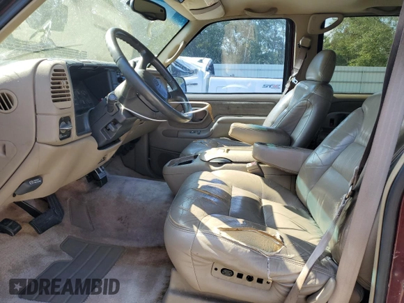 1999 Chevrolet Suburban with VIN 1GNEC16R5XJ350275, listed as a Copart auction lot 74693544 with 286,045 mi miles and Salvage Title. Bid and sale history available at carsss.com. Image 7.