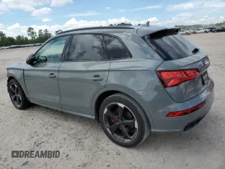2020 Audi SQ5 Premium Plus with VIN WA1B4AFY8L2127341, listed as a Copart auction lot 69452274 with 41,814 mi miles and Salvage Title. Bid and sale history available at DreamBid. Image 2.