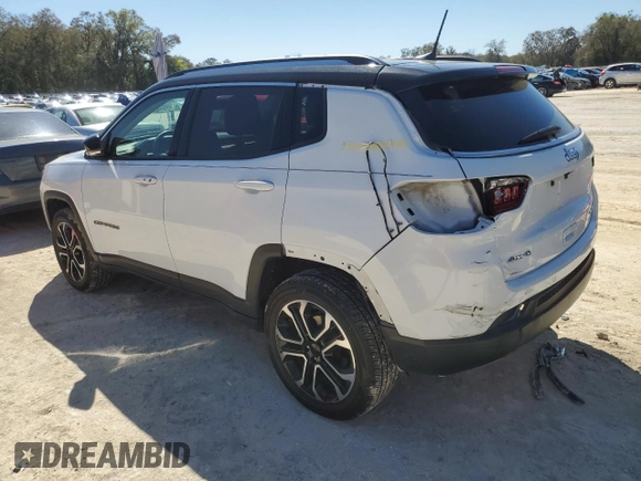 2022 Jeep Compass (RED) Edition with VIN 3C4NJDCB1NT115868, listed as a Copart auction lot 47720275 with 50,385 mi miles and Salvage Title. Bid and sale history available at DreamBid. Image 2.