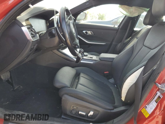 2020 BMW 3 Series 330i with VIN 3MW5R1J03L8B22097, listed as a Copart auction lot 54846115 with 109,637 mi miles and Salvage title. Bid and sale history available at DreamBid. Image 7.