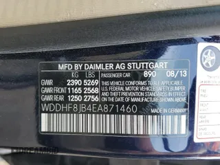 2014 Mercedes-Benz E 350 Luxury with VIN WDDHF8JB4EA871460, listed as a Copart auction lot 56285625 with 174,862 mi miles and Salvage Title. Bid and sale history available at DreamBid. Image 12.