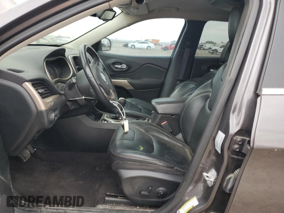 2017 Jeep Cherokee Limited with VIN 1C4PJLDB9HD237597, listed as a Copart auction lot 53053055 with 133,471 mi miles and Clean Title. Bid and sale history available at carsss.com. Image 7.