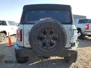 2021 Ford Bronco with VIN 1FMDE5DH6MLB02483, listed as a Copart auction lot 42617245 with 20,306 mi miles and Salvage title. Bid and sale history available at DreamBid. Image 6.