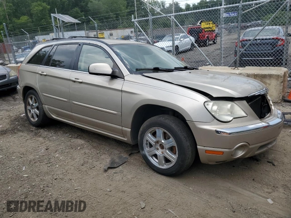 2008 Chrysler Pacifica with VIN 2A8GM78X68R658199, listed as a Copart auction lot 62689435 with 126,562 mi miles and Salvage title. Bid and sale history available at DreamBid. Image 4.