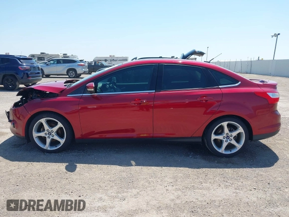 2013 Ford Focus Titanium with VIN 1FADP3J23DL334161, listed as a IAAI auction lot 41987758 with 117,665 mi miles and . Bid and sale history available at carsss.com. Image 14.