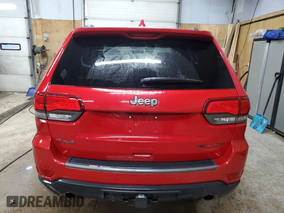2017 Jeep Grand Cherokee Trailhawk with VIN 1C4RJFLT5HC810005, listed as a Copart auction lot 85262984 with 80,506 mi miles and Clean title. Bid and sale history available at DreamBid. Image 6.