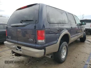 2000 Ford Excursion Limited with VIN 1FMNU43S4YEB85419, listed as a Copart auction lot 46796535 with 118,979 mi miles and Salvage title. Bid and sale history available at DreamBid. Image 3.
