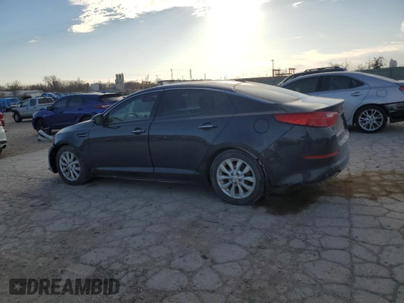 2015 Kia Optima EX with VIN 5XXGN4A7XFG473270, listed as a Copart auction lot 45860684 with 127,419 mi miles and Salvage Title. Bid and sale history available at DreamBid. Image 2.