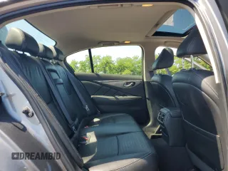 2015 Infiniti Q50 Premium with VIN JN1BV7AR6FM415389, listed as a Copart auction lot 61653845 with 124,141 mi miles and Salvage title. Bid and sale history available at DreamBid. Image 10.