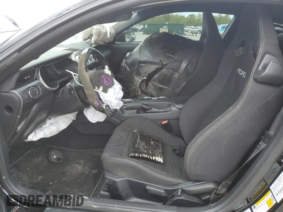2021 Ford Mustang Mach 1 with VIN 1FA6P8R06M5555038, listed as a Copart auction lot 56496525 with 16,174 mi miles and Salvage title. Bid and sale history available at DreamBid. Image 7.