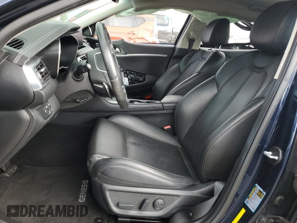 2020 Genesis G70 2.0T with VIN KMTG64LA3LU062323, listed as a Copart auction lot 60740084 with 51,342 mi miles and Non repairable. Bid and sale history available at DreamBid. Image 7.