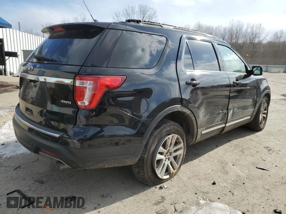 2018 Ford Explorer XLT with VIN 1FM5K8DH2JGB37301, listed as a Copart auction lot 88904155 with 88,029 mi miles and Non Repairable. Bid and sale history available at carsss.com. Image 3.