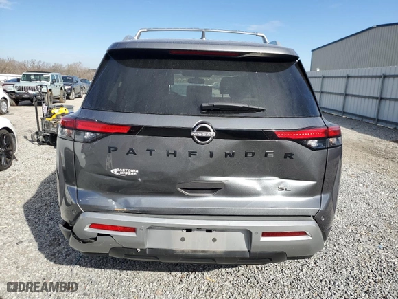 2022 Nissan Pathfinder SL with VIN 5N1DR3CA2NC225163, listed as a Copart auction lot 87971695 with 44,828 mi miles and Salvage Title. Bid and sale history available at carsss.com. Image 6.