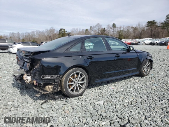 2018 Audi A6 Premium with VIN WAUF8AFC6JN100552, listed as a Copart auction lot 45419255 with 0 mi miles and Salvage Title. Bid and sale history available at carsss.com. Image 3.