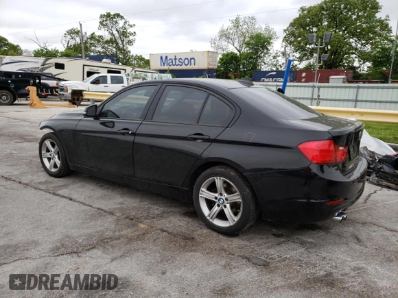 2015 BMW 3 Series 328i with VIN WBA3C1C58FK120706, listed as a Copart auction lot 54318135 with 119,988 mi miles and Salvage title. Bid and sale history available at DreamBid. Image 2.