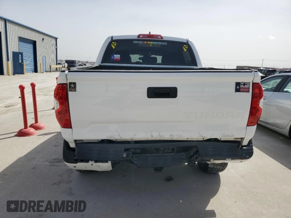 2021 Toyota Tundra 2WD SR5 with VIN 5TFEY5F10MX297957, listed as a Copart auction lot 48405795 with 47,760 mi miles and Salvage Title. Bid and sale history available at carsss.com. Image 6.