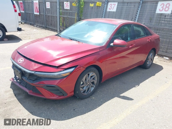 2024 Hyundai Elantra SEL with VIN KMHLM4DG3RU653519, listed as a IAAI auction lot 42761312 with 42,358 mi miles and . Bid and sale history available at DreamBid. Image 17.