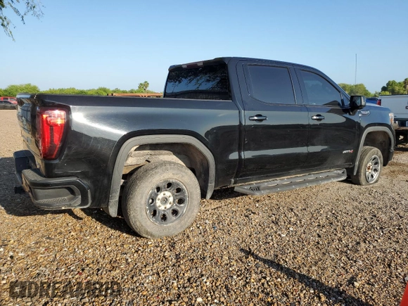 2021 GMC Sierra 1500 AT4 with VIN 3GTP9EEDXMG414319, listed as a Copart auction lot 66969034 with 26,437 mi miles and Clean Title. Bid and sale history available at carsss.com. Image 3.