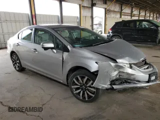 2014 Honda Civic Sedan EX-L with VIN 19XFB2F96EE256955, listed as a Copart auction lot 49251715 with 27,836 mi miles and Salvage Title. Bid and sale history available at carsss.com. Image 4.