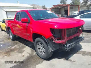 2019 Chevrolet Colorado 2WD Work Truck with VIN 1GCHSBEN3K1100815, listed as a IAAI auction lot 42127659 with Not Provided miles and . Bid and sale history available at DreamBid. Image 1.