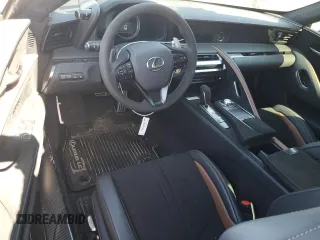 2021 Lexus LC с VIN JTHCP5AY1MA102612, выставлен на аукционе Copart как лот 55218254 с пробегом 17 767 миль миль и Списание • Salvage title. История ставок и продаж доступна на DreamBid. Изображение 8.