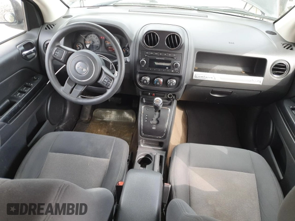 2014 Jeep Compass Altitude with VIN 1C4NJCBA0ED843822, listed as a Copart auction lot 50509205 with 108,811 mi miles and Salvage Title. Bid and sale history available at carsss.com. Image 8.