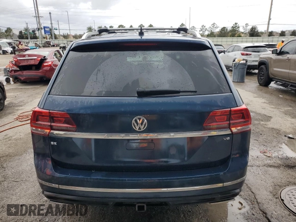 2018 Volkswagen Atlas SE with VIN 1V2FR2CA3JC557502, listed as a Copart auction lot 79512704 with 175,597 mi miles and Non repairable. Bid and sale history available at DreamBid. Image 6.