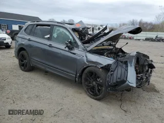 2024 Volkswagen Tiguan SE R-Line Black with VIN 3VV8B7AX4RM175123, listed as a Copart auction lot 53745675 with Not provided miles and Salvage title. Bid and sale history available at DreamBid. Image 4.