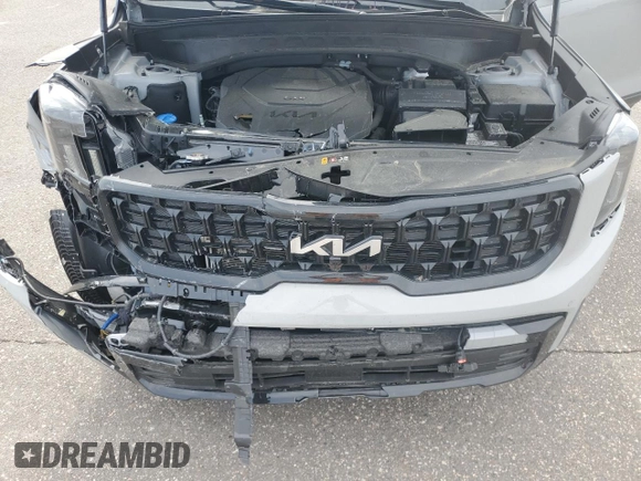 2024 Kia Telluride SX Prestige X-Pro with VIN 5XYP5DGC7RG518167, listed as a Copart auction lot 57938705 with 15,234 mi miles and Salvage title. Bid and sale history available at DreamBid. Image 12.