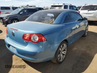 2008 Volkswagen Eos 3.2L with VIN WVWDB71F38V039347, listed as a Copart auction lot 72598194 with 123,630 mi miles and Salvage Title. Bid and sale history available at DreamBid. Image 3.