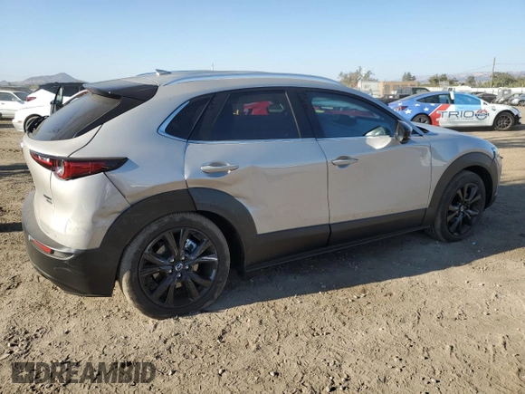 2024 Mazda CX-30 Premium Plus with VIN 3MVDMBEY3RM677696, listed as a Copart auction lot 80271714 with 3,265 mi miles and Salvage Title. Bid and sale history available at carsss.com. Image 3.