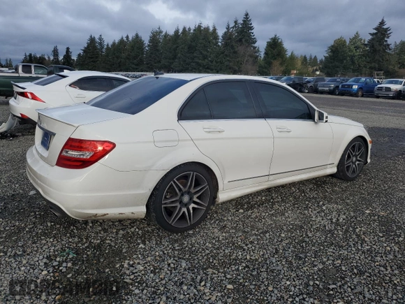 2013 Mercedes-Benz C 350 Sport with VIN WDDGF5HBXDR270246, listed as a Copart auction lot 88063595 with 137,048 mi miles and Salvage Title. Bid and sale history available at DreamBid. Image 3.