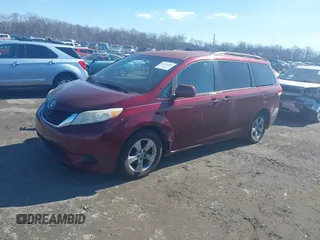 2012 Toyota Sienna LE AAS with VIN 5TDKK3DCXCS244605, listed as a IAAI auction lot 41516400 with 186,198 mi miles. Bid and sale history available at carsss.com. Image 17.