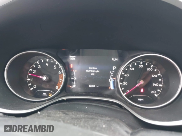2018 Jeep Compass Sport with VIN 3C4NJCAB1JT286093, listed as a IAAI auction lot 41770377 with 83,354 mi miles. Bid and sale history available at carsss.com. Image 7.