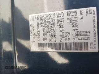 2016 Infiniti QX60 with VIN 5N1AL0MNXGC520860, listed as a IAAI auction lot 41955662 with 165,716 mi miles. Bid and sale history available at carsss.com. Image 9.