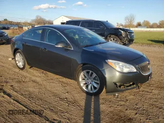 2014 Buick Regal with VIN 2G4GK5EX5E9217404, listed as a Copart auction lot 79680124 with 144,465 mi miles and Salvage Title. Bid and sale history available at carsss.com. Image 4.