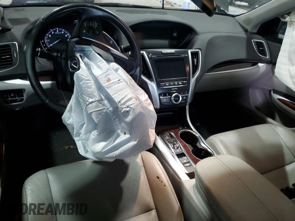 2016 Acura TLX Technology with VIN 19UUB2F55GA001290, listed as a Copart auction lot 56603745 with Not provided miles and Salvage title. Bid and sale history available at DreamBid. Image 8.