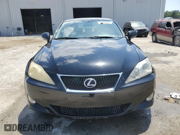 2008 Lexus IS 350 with VIN JTHBE262982015447, listed as a Copart auction lot 54685365 with 217,981 mi miles and Salvage title. Bid and sale history available at DreamBid. Image 5.