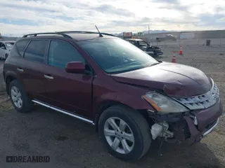 2006 Nissan Murano S with VIN JN8AZ08T76W422429, listed as a IAAI auction lot 41644127 with 251,135 mi miles. Bid and sale history available at carsss.com. Image 1.