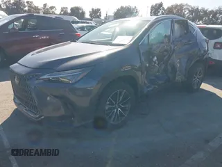 2023 Lexus NX 250 z VIN 2T2ADCAZXPC003877, wystawiony jako IAAI lot #41593097 z przebiegiem 14 597 mil mil oraz . Historia ofert i sprzedaży dostępna na DreamBid. Obrazek 2.
