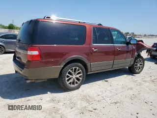 2015 Ford Expedition Max XLT with VIN 1FMJK1JT2FEF16655, listed as a Copart auction lot 52259425 with 157,242 mi miles and Salvage title. Bid and sale history available at DreamBid. Image 3.