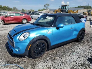 2017 MINI Convertible Cooper S with VIN WMWWG9C39H3A92896, listed as a Copart auction lot 74094704 with 43,247 mi miles and Salvage Title. Bid and sale history available at carsss.com. Image 1.