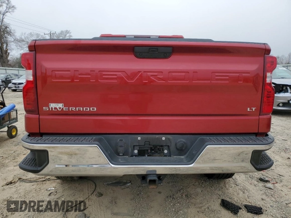 2021 Chevrolet Silverado 1500 LT with VIN 1GCUYDED2MZ179981, listed as a Copart auction lot 48938385 with 49,625 mi miles and Salvage Title. Bid and sale history available at carsss.com. Image 6.